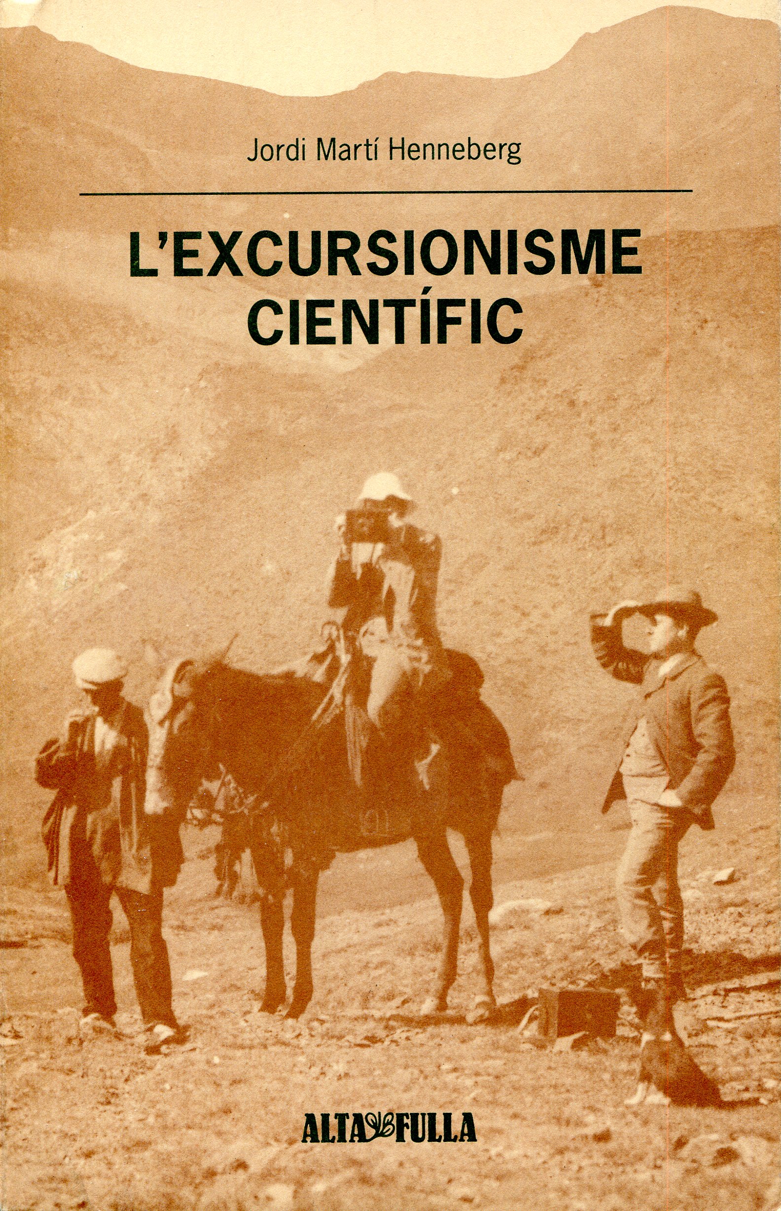 excursionisme científic, L' : I la seva contribució a les ciències naturals i a la geografia - Portada